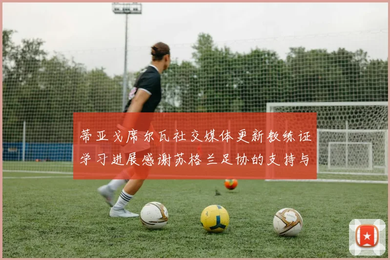 蒂亚戈席尔瓦社交媒体更新教练证学习进展感谢苏格兰足协的支持与帮助